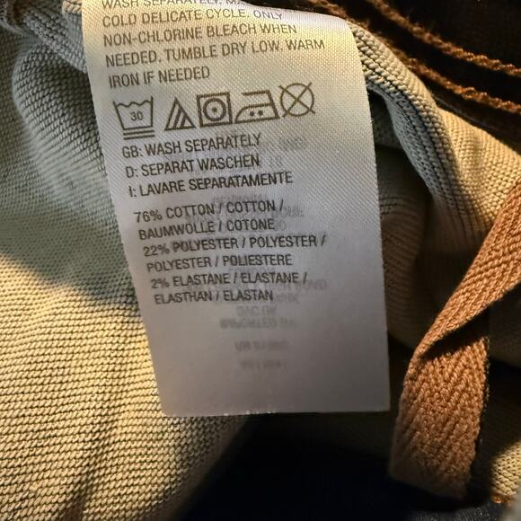 Denim & Co. Adaptive Cozy Slim Straight Cargo Jeans, Plus Size 1X, NWT - Picture 6 of 7